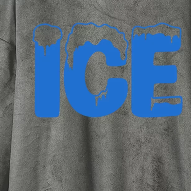 Ice Costume Logo Halloween Hooded Wearable Blanket