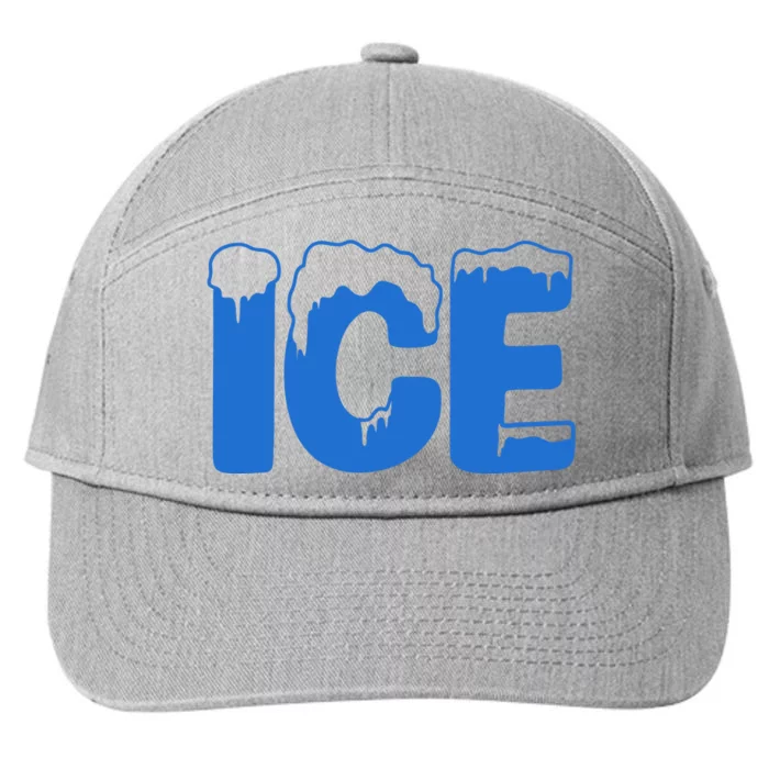 Ice Costume Logo Halloween 7-Panel Snapback Hat