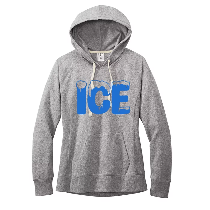 Ice Costume Logo Halloween Women's Fleece Hoodie