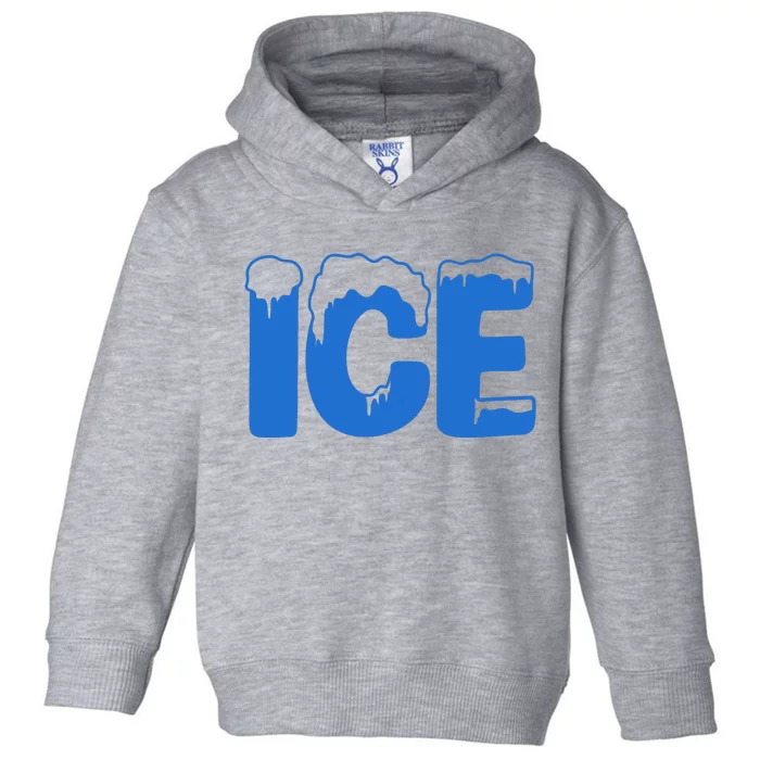 Ice Costume Logo Halloween Toddler Hoodie