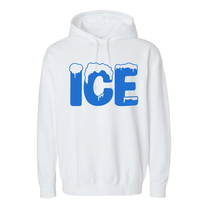 Ice Costume Logo Halloween Garment-Dyed Fleece Hoodie