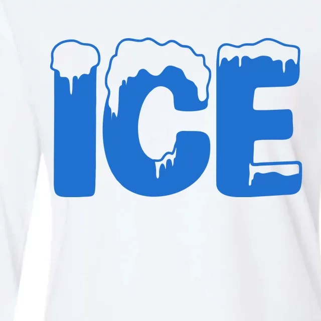 Ice Costume Logo Halloween Womens Cotton Relaxed Long Sleeve T-Shirt