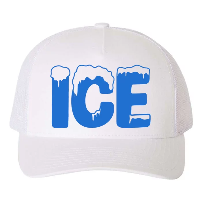 Ice Costume Logo Halloween Yupoong Adult 5-Panel Trucker Hat