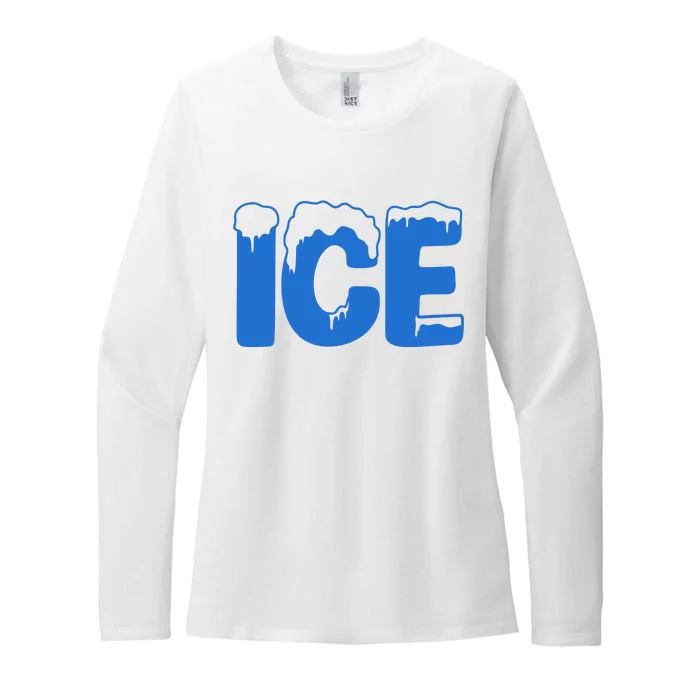 Ice Costume Logo Halloween Womens CVC Long Sleeve Shirt