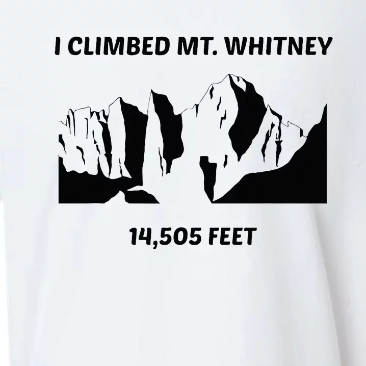 I Climbed Mt Whitney Sueded Cloud Jersey T-Shirt