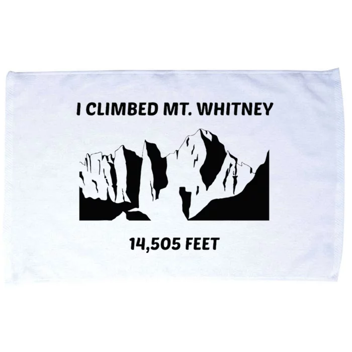 I Climbed Mt Whitney Microfiber Hand Towel