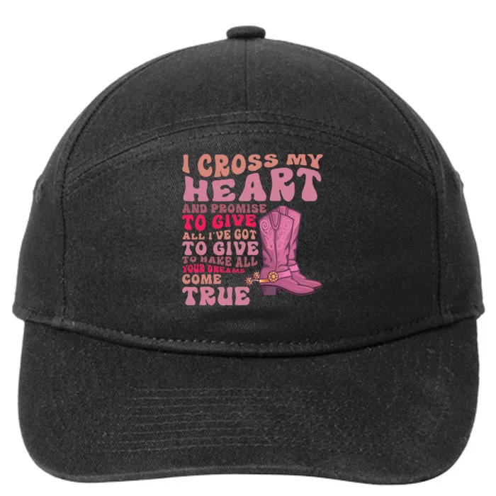 I Cross My Heart And Promise 7-Panel Snapback Hat