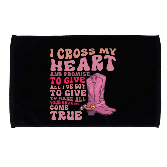 I Cross My Heart And Promise Apparel Microfiber Hand Towel