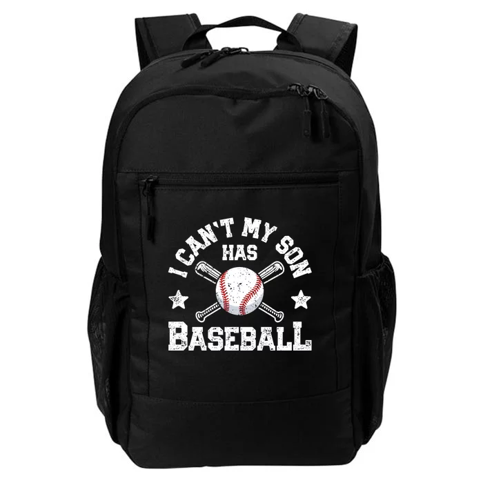 I Can't My Son Has Baseball Hoodie Mom Catcher Tee Daily Commute Backpack