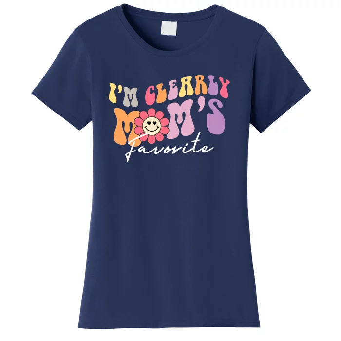 I'm Clearly Mom's Favorite Son Or Daughter Funny Women's T-Shirt