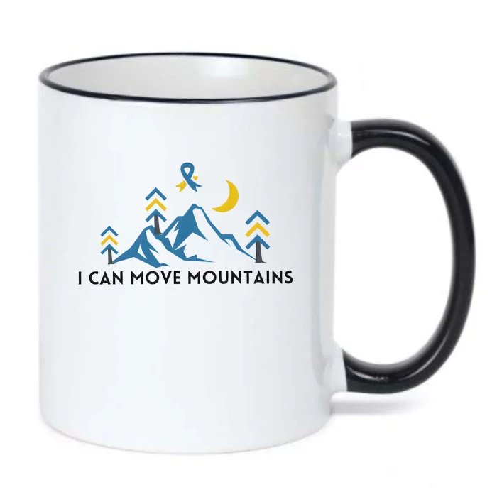 I Can Move Moutains Down Right Amazing Down Syndrome Awareness Black Color Changing Mug