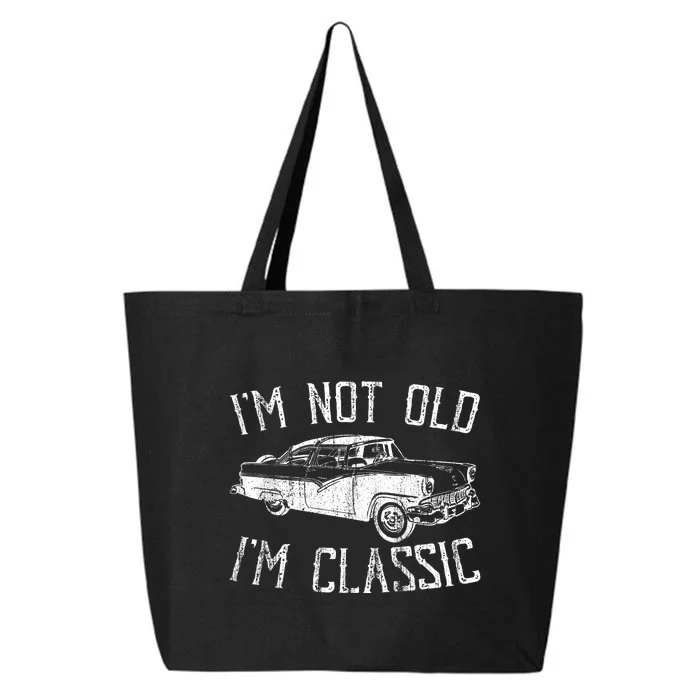 Im Classic Not Old Muscle Car Vintage 25L Jumbo Tote