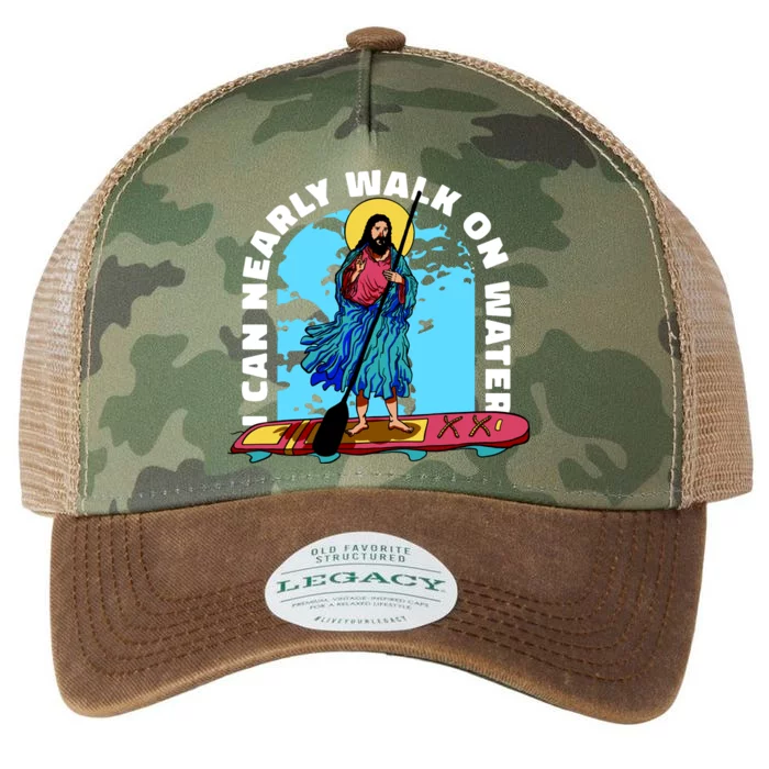 I Can Nearly Walk On Water Jesus Christ Legacy Tie Dye Trucker Hat