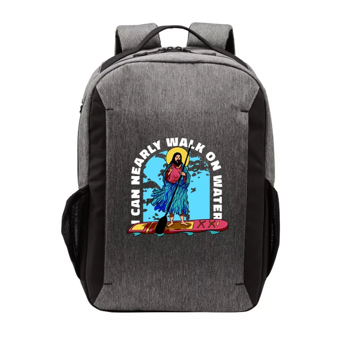 I Can Nearly Walk On Water Jesus Christ Vector Backpack