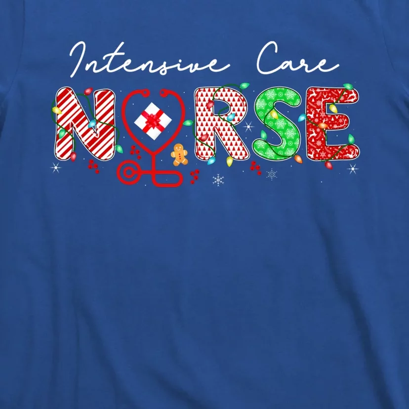 Intensive Care Nurse Christmas Nurse Elf Im A Nurse Love Gift T-Shirt