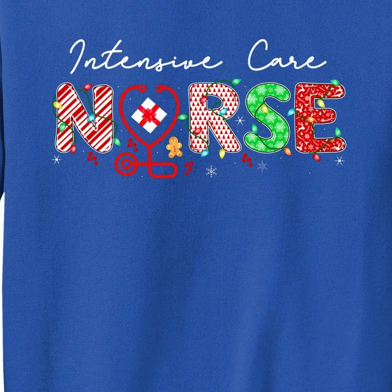 Intensive Care Nurse Christmas Nurse Elf Im A Nurse Love Gift Tall Sweatshirt