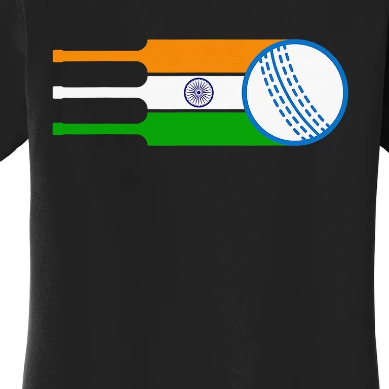 India Cricket National Fans Team Jersey Gift Indian Women's T-Shirt