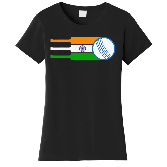 India Cricket National Fans Team Jersey Gift Indian Women's T-Shirt