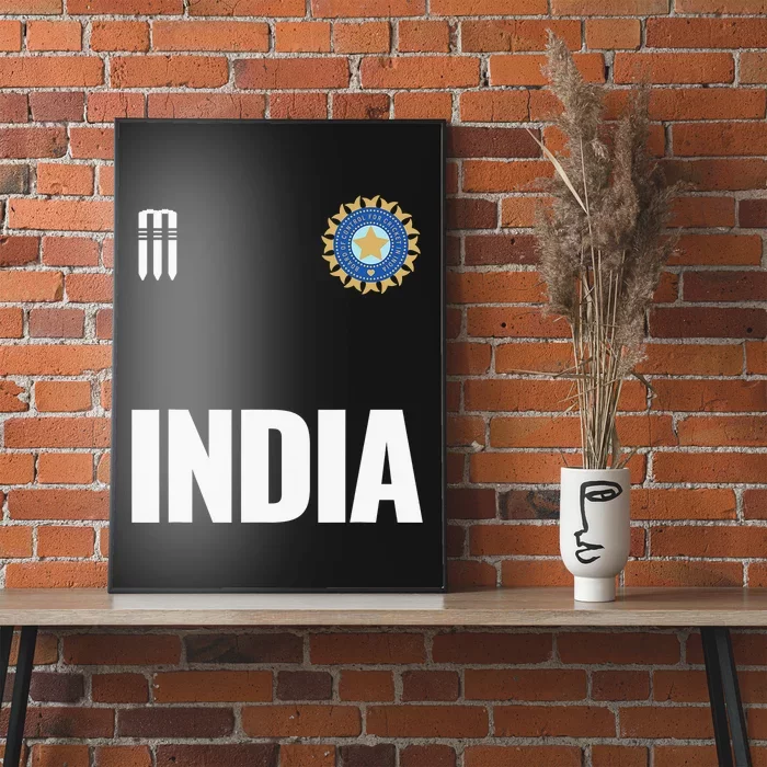 India Cricket National Fans Team Jersey Gift Indian Poster