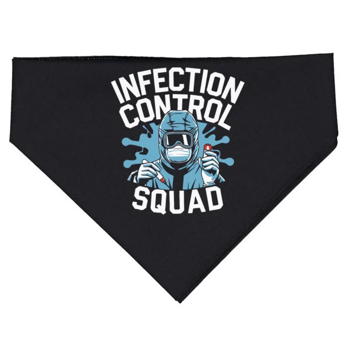 Infection Control Nurse Prevention Nursing Squad Rn Medical USA-Made Doggie Bandana