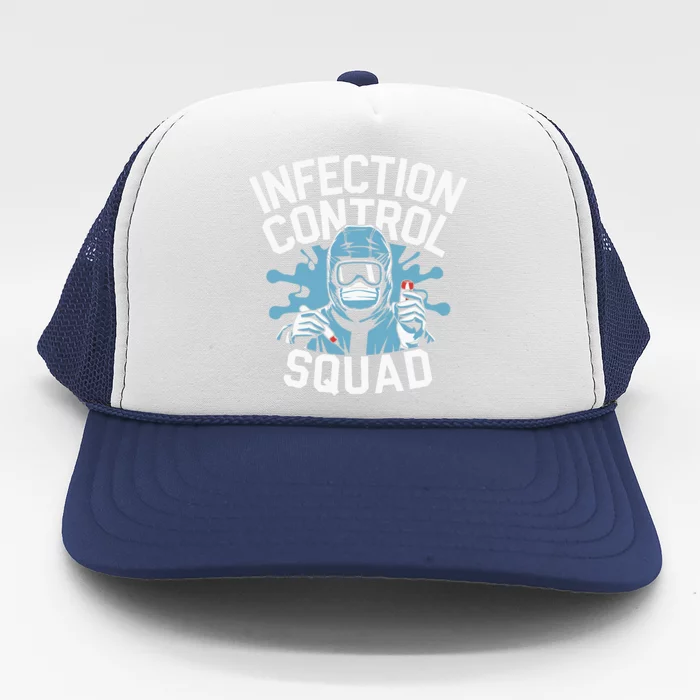 Infection Control Nurse Prevention Nursing Squad Rn Medical Trucker Hat