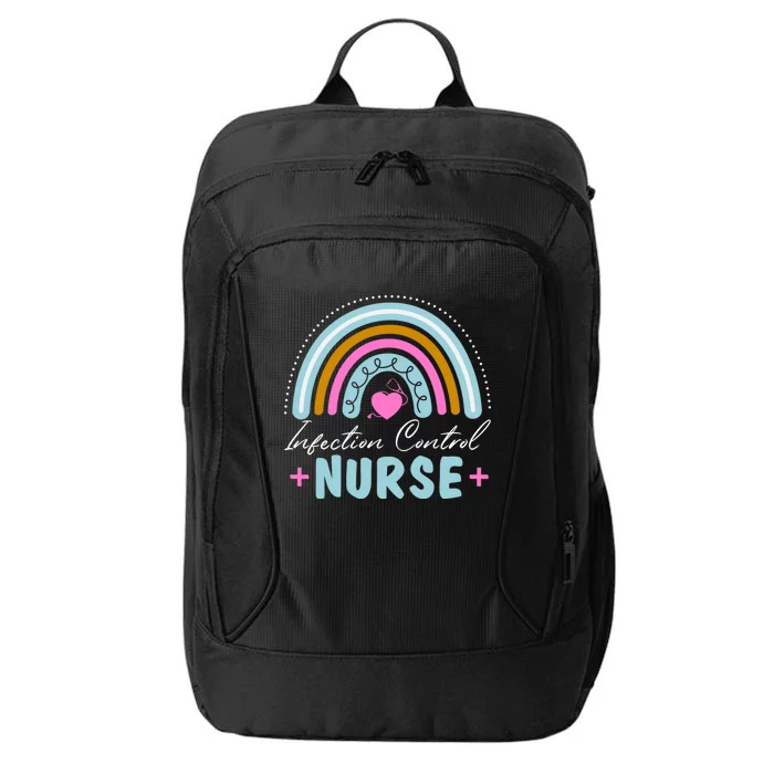 Infection Control Nurse Rainbow Retro Style Great Gift City Backpack