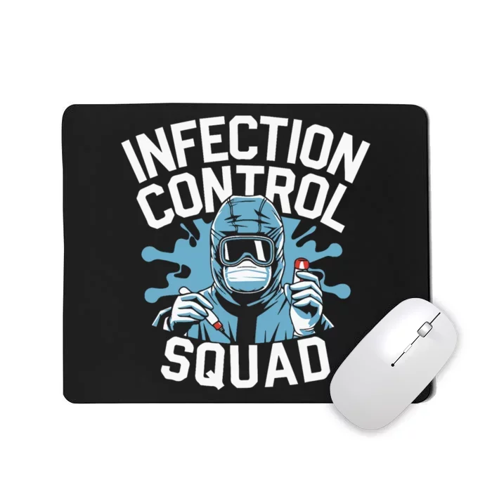 Infection Control Nurse Prevention Nursing Squad Rn Medical Mousepad