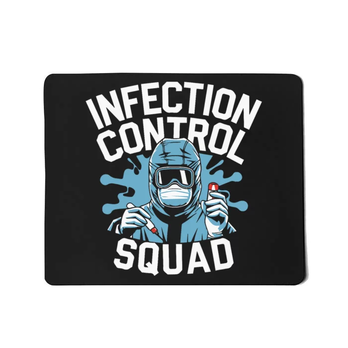 Infection Control Nurse Prevention Nursing Squad Rn Medical Mousepad