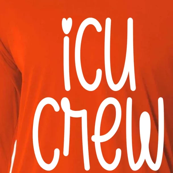 Icu Crew Nurse Nursing Intensive Care Unit Rn Gift Cooling Performance Long Sleeve Crew