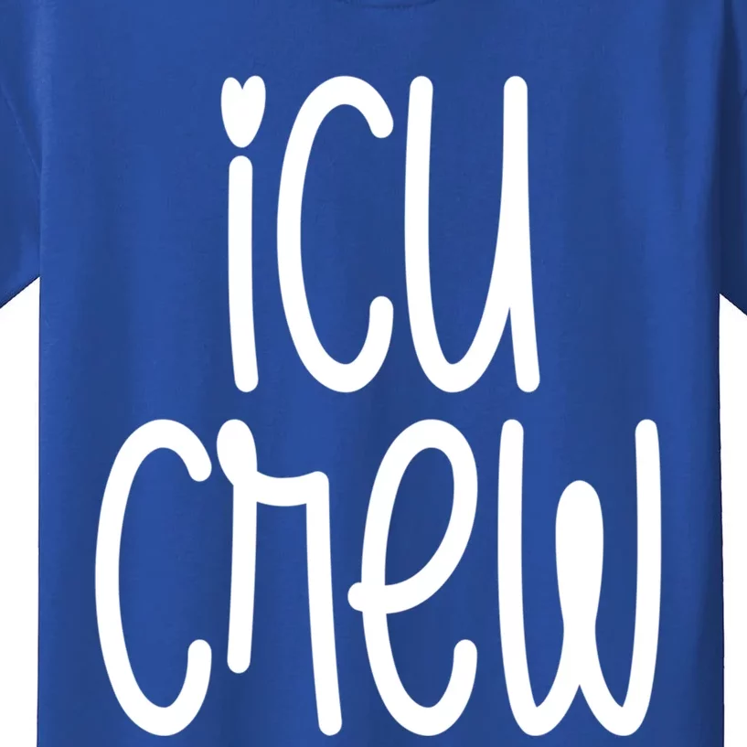 Icu Crew Nurse Nursing Intensive Care Unit Rn Gift Kids T-Shirt