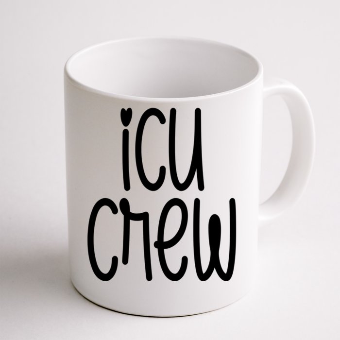 Icu Crew Nurse Nursing Intensive Care Unit Rn Gift Front & Back Coffee Mug