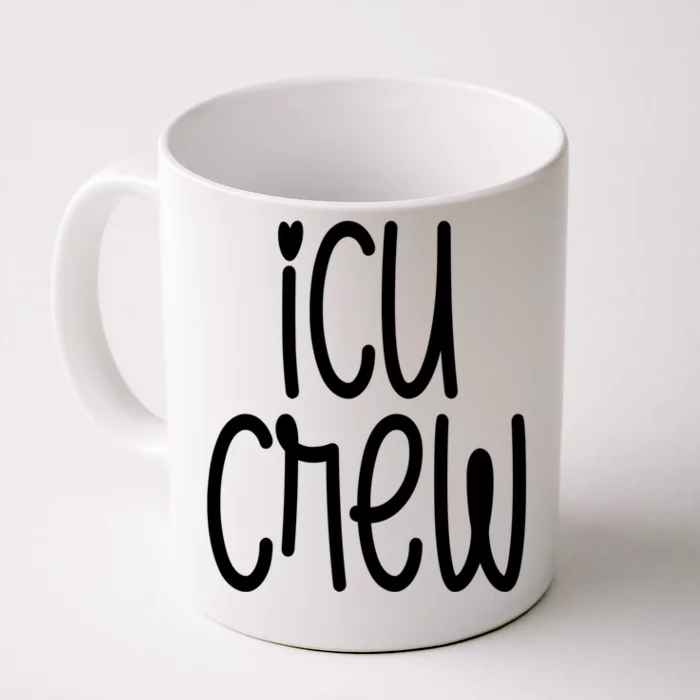 Icu Crew Nurse Nursing Intensive Care Unit Rn Gift Front & Back Coffee Mug