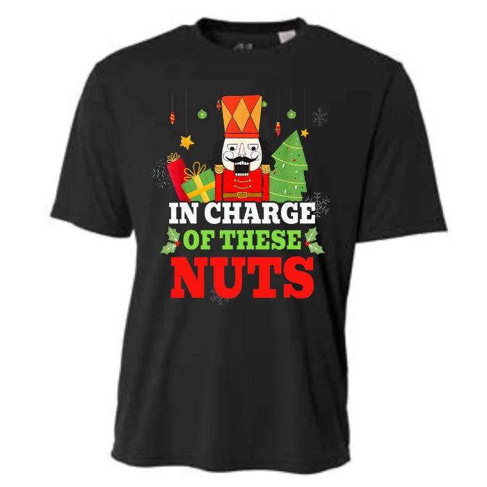 IN CHARGE OF THESE NUTS! Nutcracker Christmas Ballet Meme Cooling Performance Crew T-Shirt