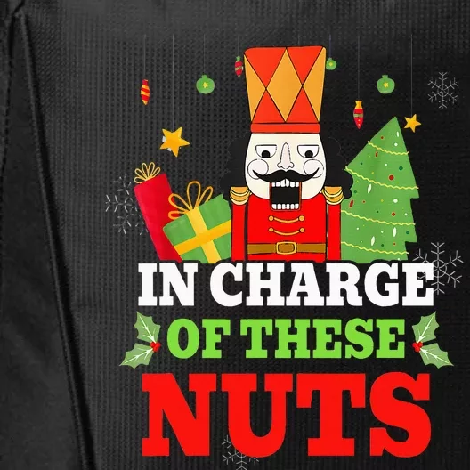 IN CHARGE OF THESE NUTS! Nutcracker Christmas Ballet Meme City Backpack