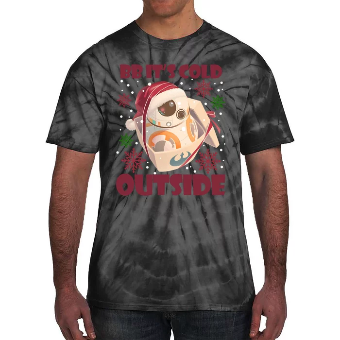 Its Cold Outside Star Christmas Wars Bb Droids Star Xmas Lights Wars Tie-Dye T-Shirt