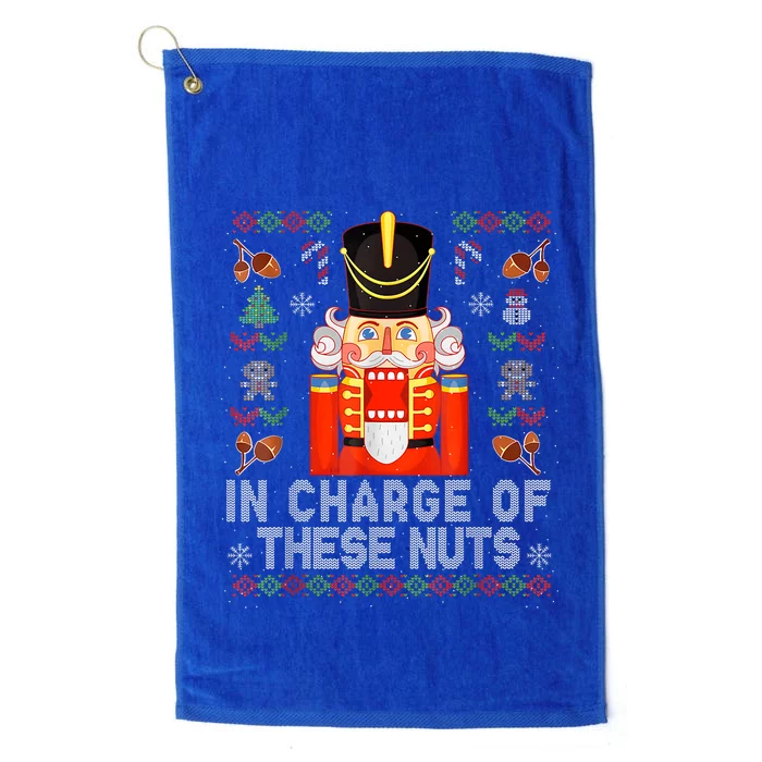 In Charge Of These Nuts! Nutcracker Christmas Ballet Platinum Collection Golf Towel