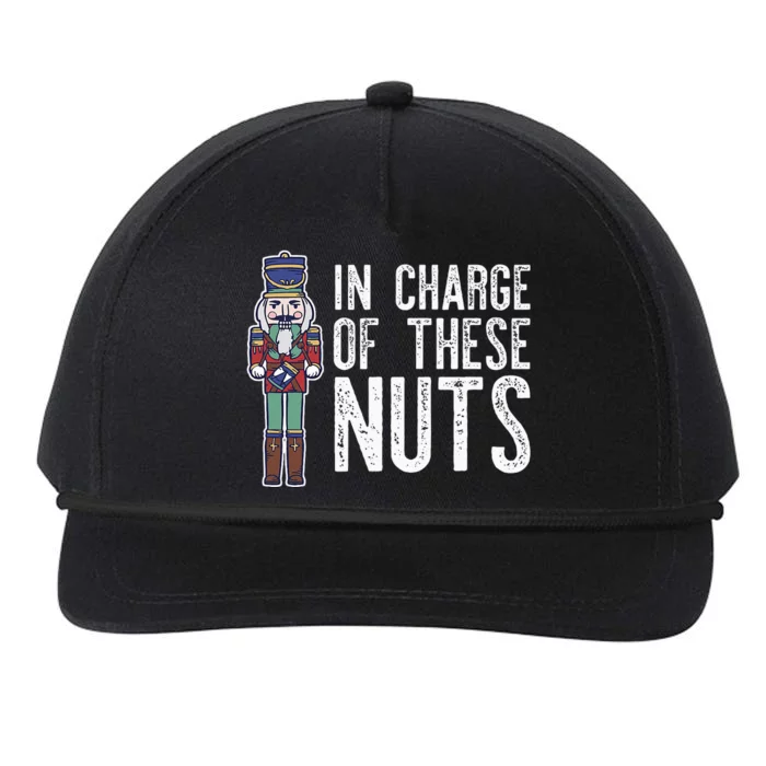 In Charge Of These Nuts! Nutcracker Christmas Ballet Meme Snapback Five-Panel Rope Hat