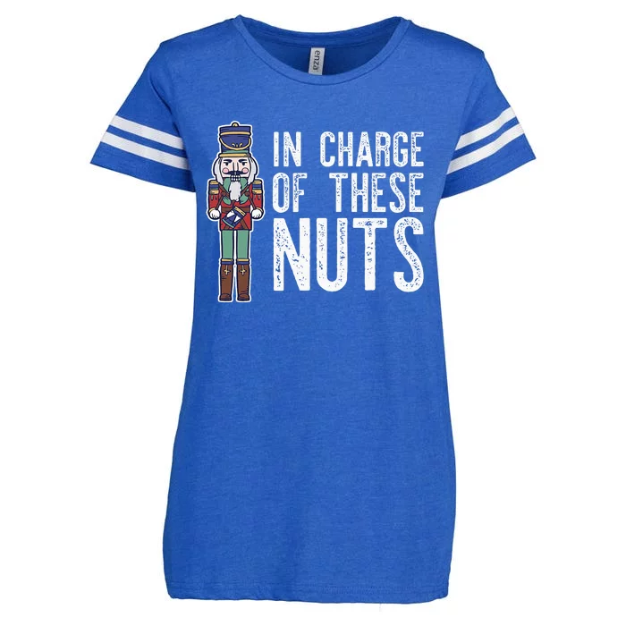 In Charge Of These Nuts! Nutcracker Christmas Ballet Meme Enza Ladies Jersey Football T-Shirt