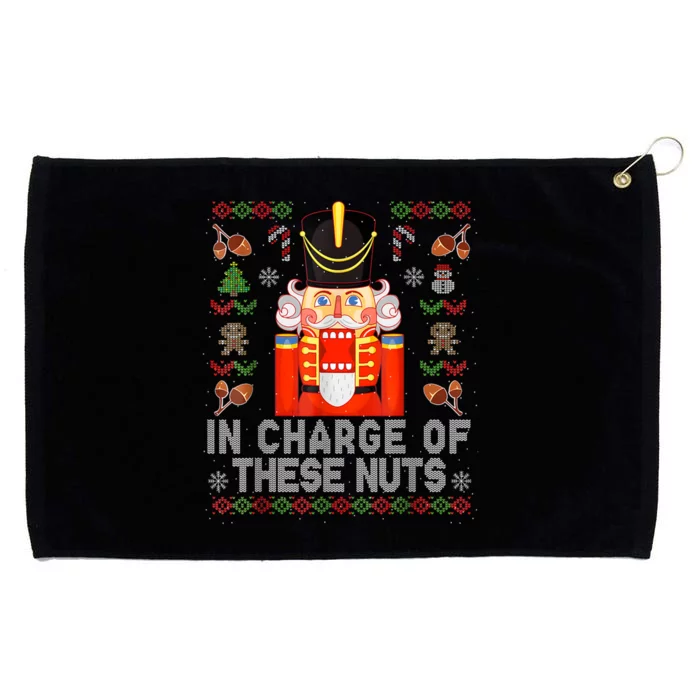 In Charge Of These Nuts! Nutcracker Christmas Ballet Gift Grommeted Golf Towel