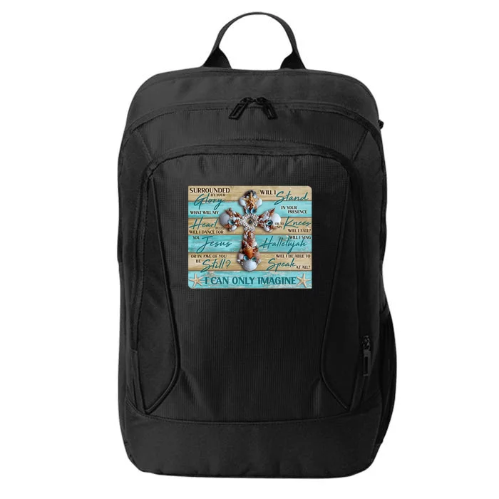 I Can Only Imagine Faith Sea Shell Cross City Backpack