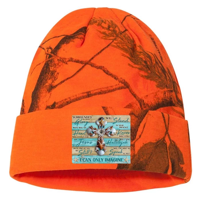 I Can Only Imagine Faith Sea Shell Cross Kati - 12in Camo Beanie