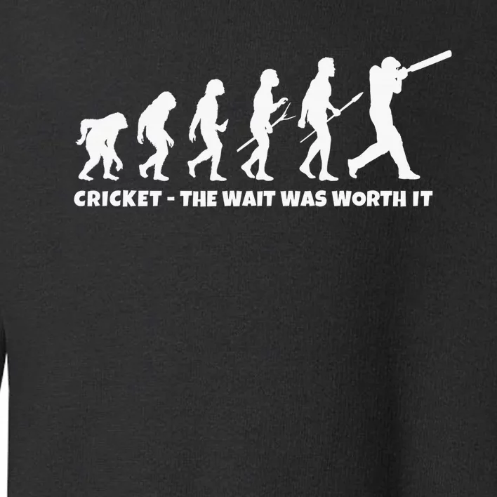 India Cricket Player Evolution India Cricket Team Toddler Sweatshirt