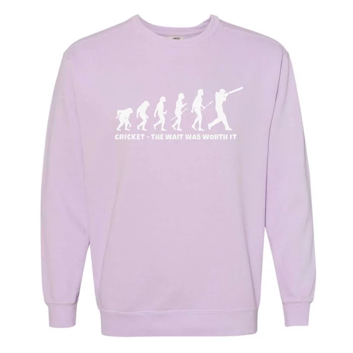 India Cricket Player Evolution India Cricket Team Garment-Dyed Sweatshirt