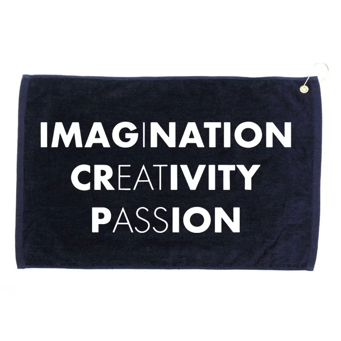 Imagination Creativity Passion I Eat Ass Grommeted Golf Towel