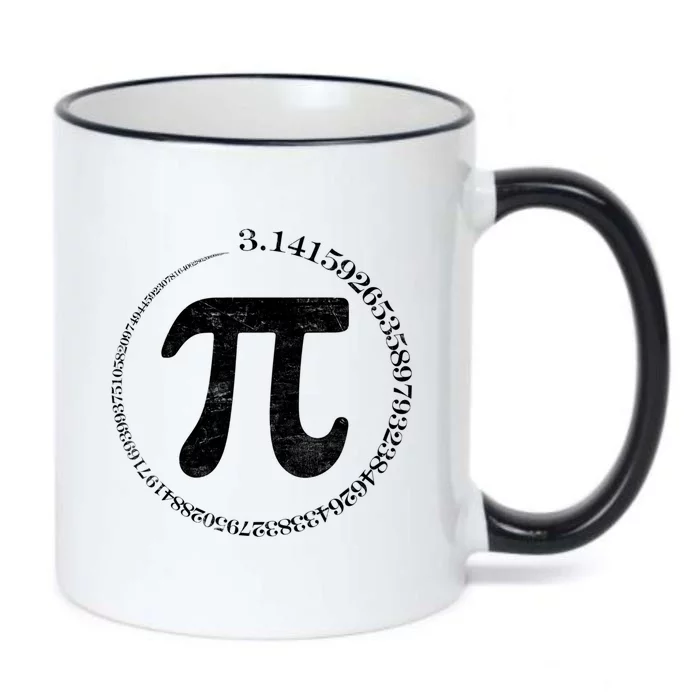 Infinite Circle Pi Math Lover Design For Pi Day Cool Gift Black Color Changing Mug