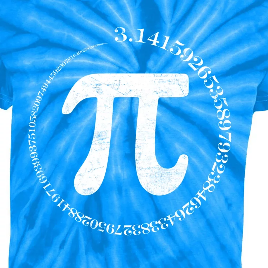 Infinite Circle Pi Math Lover Design For Pi Day Cool Gift Kids Tie-Dye T-Shirt