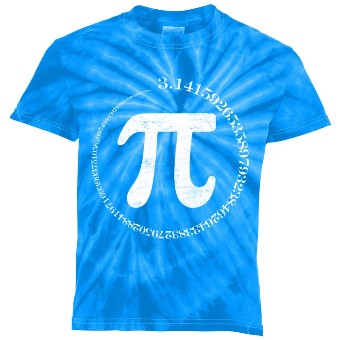 Infinite Circle Pi Math Lover Design For Pi Day Cool Gift Kids Tie-Dye T-Shirt