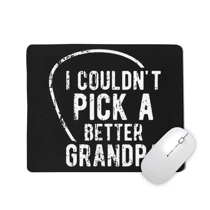 I couldn't pick a better grandpa funny guitarist Mousepad