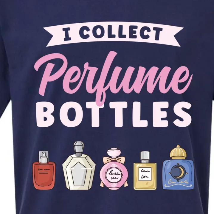 I Collect Perfume Bottles Aromatic Perfume Cute Gift Sueded Cloud Jersey T-Shirt