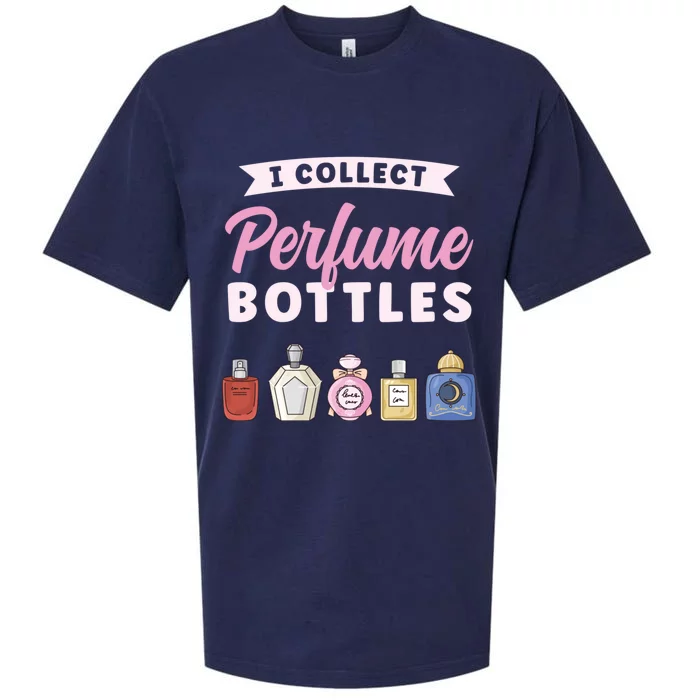 I Collect Perfume Bottles Aromatic Perfume Cute Gift Sueded Cloud Jersey T-Shirt